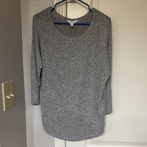 Market & Spruce Gray Knit Sweater